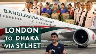 Biman Bangladesh B777300ER London to Dhaka Trip Report Part 1 [upl. by Radley]