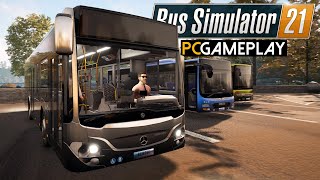 Bus Simulator 21 Gameplay PC [upl. by Mikihisa]