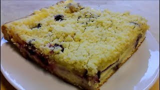 Heidelbeeren Kuchen  Rezept  Video Anleitung [upl. by Nue]