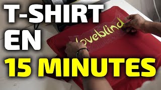 TSHIRT PERSONNALISÉ EN 15 MINUTES [upl. by Lemmuela]