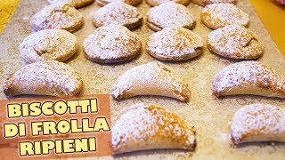 BISCOTTI DI FROLLA RIPIENI  Ricetta Facile  Il Paradiso Delle Tentazioni [upl. by Konstantine]