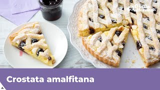 CROSTATA AMALFITANA CON CREMA E AMARENE  Ricetta Originale [upl. by Remmus]