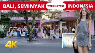 SEMINYAK BALI Indonesia 🇮🇩 Bali 2023 WALKING TOUR [upl. by Stefan37]