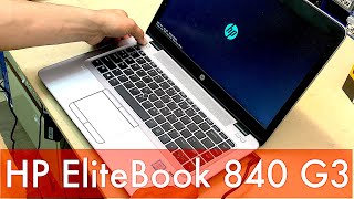 HP EliteBook 840 G3  SSD UPGRADE  RAM UPGRADE [upl. by Selima]