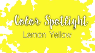 Color Spotlight Lemon Yellow  Hansa Yellow Light  Watercolor Color Profile [upl. by Aruol851]