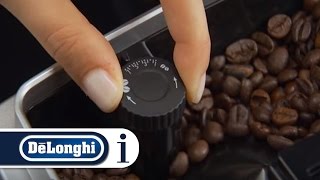 Magnifica S  How to adjust the coffee mill on your coffee machine [upl. by Ahsilyt666]