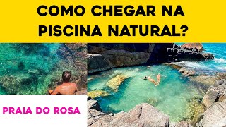 PISCINA NATURAL NA PRAIA DO ROSA Como chegar Rosa Norte [upl. by Heyes]