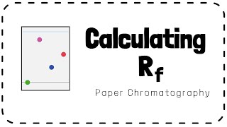 Calculating Rf Paper Chromatography  GCSE Chemistry Revision [upl. by Akiehsat]