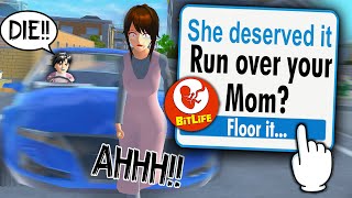 My Bitlife controls my Sakura School Simulator [upl. by Ahsuat]