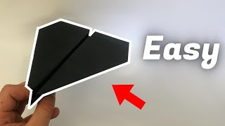 How to make a very simple Paper Plane  EASY tutorial [upl. by Nemzaj]