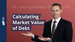 Calculating Market Value of Debt [upl. by Fronnia674]