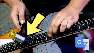 Fixing Fret Buzz Electric Guitar  Easy Way With Simple Tools [upl. by Leahcar]