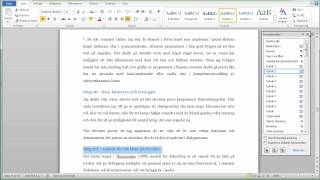 Word 2010  Formatmallar och innehållsförteckning [upl. by Ayrad]