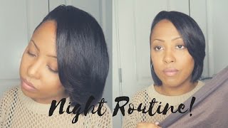 RELAXED HAIR NIGHT ROUTINE FOR HEALTHY HAIR GROWTH [upl. by Marquita]