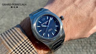 GirardPerregaux Laureato blue 42 mm [upl. by Tteraj978]