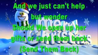 Grandma Got Run Over By A Reindeer Lyrics On Video [upl. by Mcnalley]