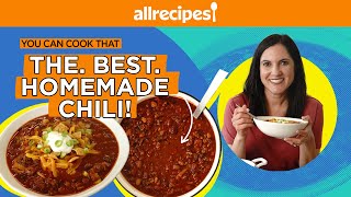 How To Make The Best Homemade Chili  Allrecipes [upl. by Anitap]