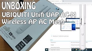 UNBOXING  UBIQUITI Unifi UAPACM Wireless AP AC Mesh [upl. by Rycca]