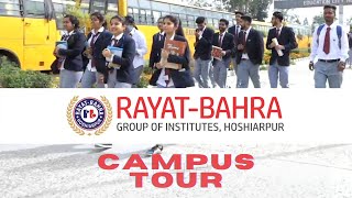 Campus Tour  RayatBahra Hoshiarpur Campus [upl. by Bovill]