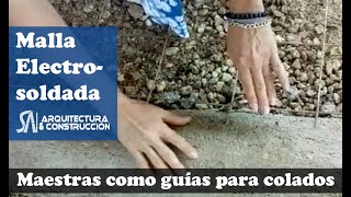 TIP para sujetar la MALLA ELECTROSOLDADA 661010 y uso de las MAESTRAS como guías [upl. by Leyla]