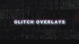 Glitch Overlay Pack  Numbers TV Camera Overlays amp More [upl. by Lyndsey569]