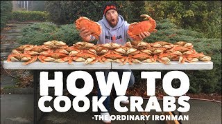 How to Cook Crabs Dungeness Crab Boil [upl. by Hardy]