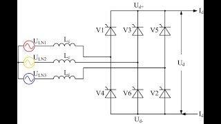 10 Le redressement commandé triphasé montage simple en parallèle [upl. by Ennasirk]