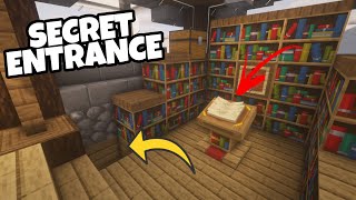 Secret Lectern Entrance Tutorial in Minecraft [upl. by Anivel]