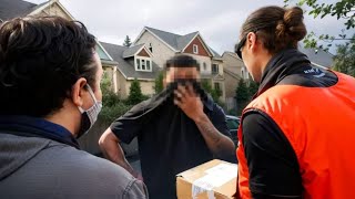 Scammer BUSTED at his Front Door [upl. by Telrahc985]