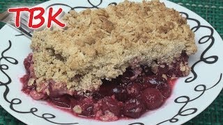 Gooseberry Crumble Recipe  Titlis Busy Kitchen [upl. by Onaimad]