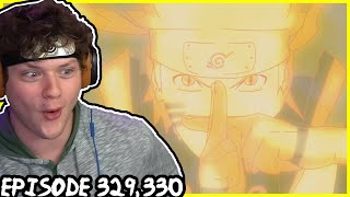 NARUTOS NINE TAIL TRANSFORMATION Naruto Shippuden REACTION Episode 329 330 [upl. by Eibmab]