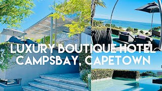 Pod Camps Bay Luxury Boutique Hotel Tour Trendy stylish amp modern with amazing views  Capetown [upl. by Narol]