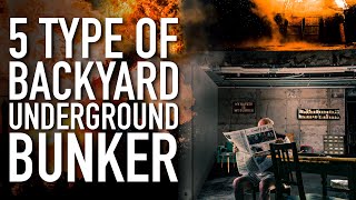 5 Type Of Backyard Underground Bunker You Should Build  Doomsday Preppers [upl. by Ahsaz]