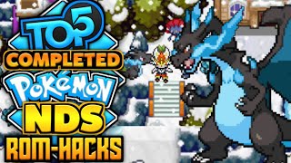 Top 5 Completed Pokemon NDS ROM Hacks With Mega Evolution Gen 8 Ash GreninjaNew RegionsNew Story [upl. by Bushweller888]