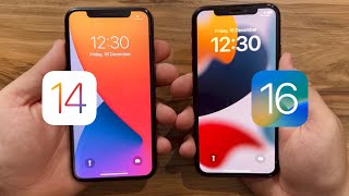 iOS 14 vs iOS 16 on iPhone X [upl. by Paley943]