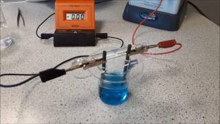 AQA Electrolysis required practical [upl. by Annaor633]