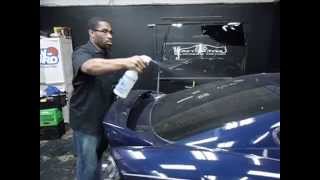 DIY Window Tint Removal off Rear Window at 215 Motoring Part 1 [upl. by Airlia405]