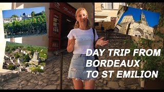 Day trip from Bordeaux to St Emilion  a beautiful UNESCO place in France [upl. by Ssilb798]