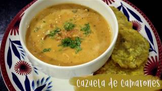 LA MEJOR CAZUELA DE CAMARONES  FÁCIL Y DELICIOSA  RECETA COLOMBIANA [upl. by Ase]