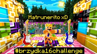 ♪ MatrunerPL Minecraft  brzydka16challenge ♪ [upl. by Nelie335]