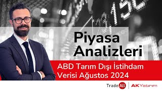 ABD Tarım Dışı İstihdamVerisi Ağustos 2024 [upl. by Barrada]