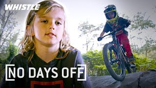 6YearOld FEARLESS Mountain Biking Prodigy [upl. by Destinee]