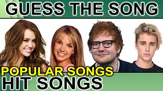 Music Quiz Guess The Popular Song Hit Songs  Fun Quiz Questions [upl. by Konstantine]