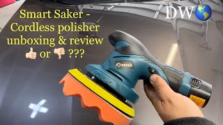 Smart Saker Cordless Polisher Unboxing and Review [upl. by Ferrel]