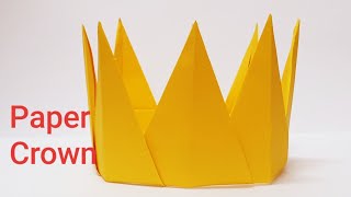 How to make paper Crown easy paper DIY [upl. by Pallaten]