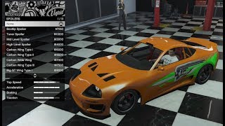 GTA 5  DLC Vehicle Customization  JESTER CLASSIC Toyota Supra and Review [upl. by Kered850]