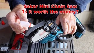 Saker Mini Chain Saw Review [upl. by Plate542]