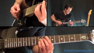 Seek and Destroy Guitar Lesson  Metallica  Main Riffs [upl. by Diann]