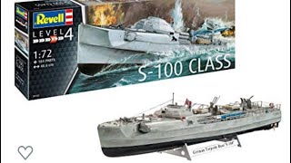 Revell 172 Schnellboot S100 Kit build [upl. by Bobbi]