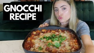 CHEESY MEATY GNOCCI Recipe and mukbang [upl. by Jana]